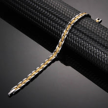 Load image into Gallery viewer, Affinity Two Tone Stainless Steel Magnetic Bracelet