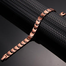 Load image into Gallery viewer, Ladies Slim Width Copper 4in1 Magnetic Bracelet