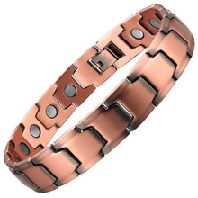 Load image into Gallery viewer, Copper Link Full Magnetic Bracelet - GaussTherapy