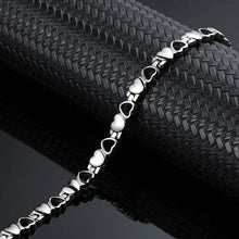 Load image into Gallery viewer, Cupid Love Silver Magnetic Bracelet - Gauss Therapy