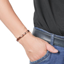 Load image into Gallery viewer, Ladies Copper Link Full Magnetic Bracelet - Gauss Therapy