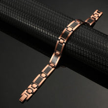 Load image into Gallery viewer, Copper Link Full Magnetic Bracelet - GaussTherapy