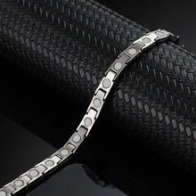 Load image into Gallery viewer, Trinity Silver & Gold Magnetic Bracelet - Gauss Therapy