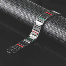 Load image into Gallery viewer, Black Triple Row 4in1 Titanium Magnetic Bracelet - Gauss Therapy