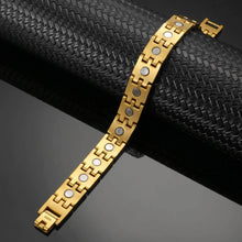 Load image into Gallery viewer, Gold Titanium Magnetic Bracelet - Gauss Therapy