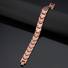 Load image into Gallery viewer, Copper Link Full Magnetic Bracelet - GaussTherapy