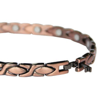 Load image into Gallery viewer, Exquisite Criss-Cross Copper Magnetic Bracelet - Gauss Therapy