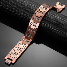 Load image into Gallery viewer, Ultra Strong Triple Row Copper Magnetic Bracelet - Gauss Therapy