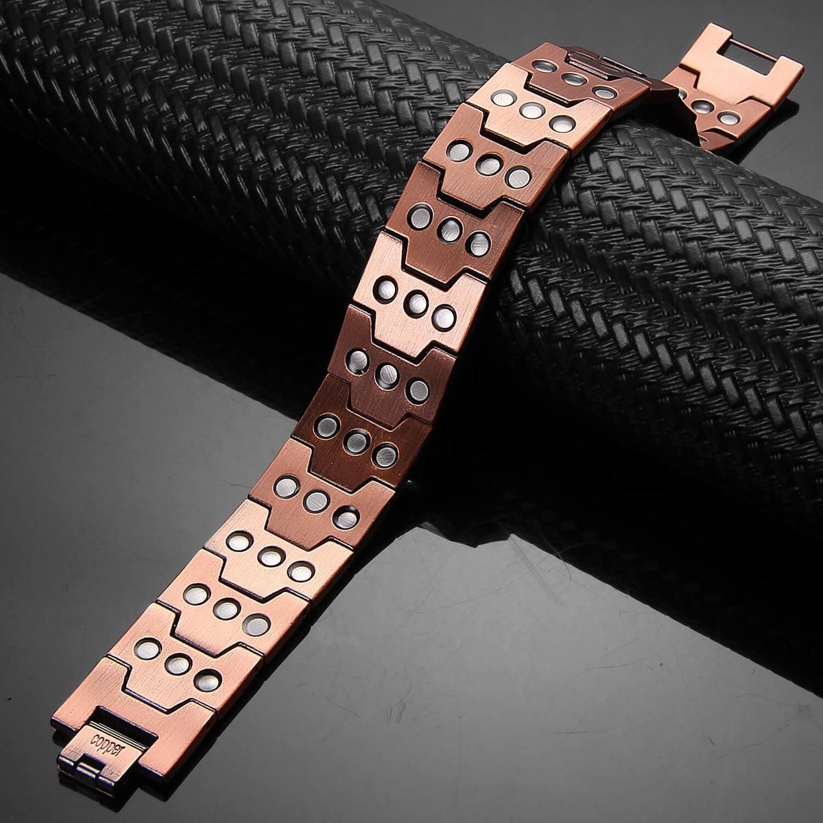Ultra Strong Triple Row Copper Bracelet Gauss Therapy