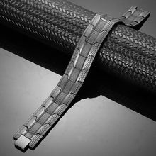 Load image into Gallery viewer, Ultra Strong Triple Row Black Copper Magnetic Bracelet - Gauss Therapy