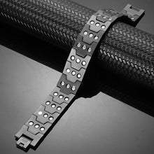 Load image into Gallery viewer, Ultra Strong Triple Row Black Copper Magnetic Bracelet - Gauss Therapy