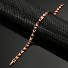 Load image into Gallery viewer, Copper Link Full Magnetic Bracelet - GaussTherapy