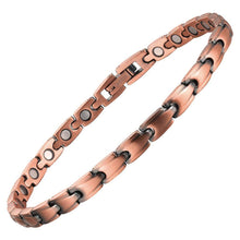 Load image into Gallery viewer, Copper Link Full Magnetic Bracelet - GaussTherapy
