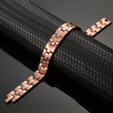 Load image into Gallery viewer, Copper Link Full Magnetic Bracelet - GaussTherapy