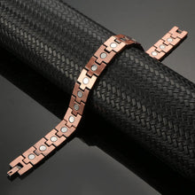 Load image into Gallery viewer, Copper Link Full Magnetic Bracelet - GaussTherapy