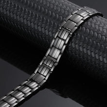 Load image into Gallery viewer, Black Pure Copper Fully Magnetic Bracelet - Gauss Therapy