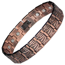 Load image into Gallery viewer, Copper Link Full Magnetic Bracelet - GaussTherapy