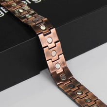 Load image into Gallery viewer, Copper Link Full Magnetic Bracelet - GaussTherapy