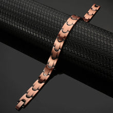 Load image into Gallery viewer, Copper Link Full Magnetic Bracelet - GaussTherapy