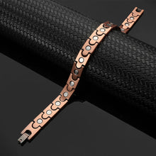 Load image into Gallery viewer, Copper Link Full Magnetic Bracelet - GaussTherapy