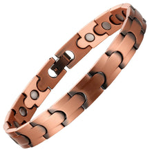 Load image into Gallery viewer, Copper Link Full Magnetic Bracelet - GaussTherapy