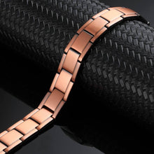 Load image into Gallery viewer, Copper Link Full Magnetic Bracelet - GaussTherapy