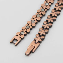 Load image into Gallery viewer, Female Butterfly Design Copper Magnetic Bracelet - Gauss Therapy