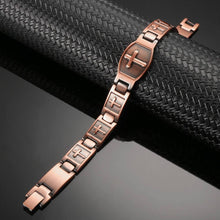 Load image into Gallery viewer, Copper Link Full Magnetic Bracelet - GaussTherapy