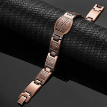 Load image into Gallery viewer, Copper Link Full Magnetic Bracelet - GaussTherapy