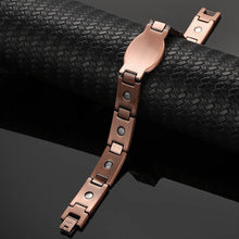 Load image into Gallery viewer, Copper Link Full Magnetic Bracelet - GaussTherapy
