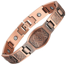 Load image into Gallery viewer, Copper Link Full Magnetic Bracelet - GaussTherapy