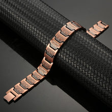 Load image into Gallery viewer, Copper Link Full Magnetic Bracelet - GaussTherapy
