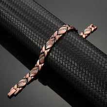 Load image into Gallery viewer, Copper Link Full Magnetic Bracelet - GaussTherapy
