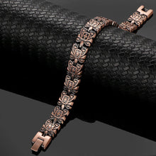 Load image into Gallery viewer, Copper Link Full Magnetic Bracelet - GaussTherapy