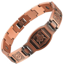 Load image into Gallery viewer, Copper Link Full Magnetic Bracelet - GaussTherapy
