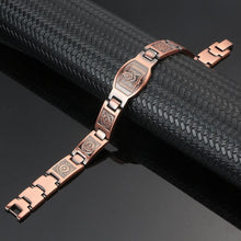 Load image into Gallery viewer, Copper Link Full Magnetic Bracelet - GaussTherapy