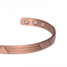Load image into Gallery viewer, Copper Magnetic Bangle - GaussTherapy