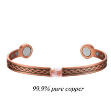 Load image into Gallery viewer, Copper Magnetic Bangle - GaussTherapy