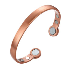 Load image into Gallery viewer, Copper Magnetic Bangle - GaussTherapy