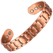 Load image into Gallery viewer, Copper Magnetic Bangle - GaussTherapy