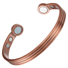 Load image into Gallery viewer, Copper Magnetic Bangle - GaussTherapy