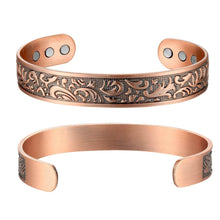 Load image into Gallery viewer, Copper Magnetic Bangle - GaussTherapy