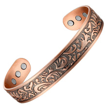 Load image into Gallery viewer, Copper Magnetic Bangle - GaussTherapy