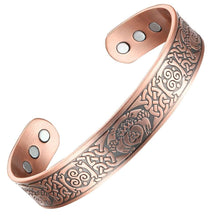 Load image into Gallery viewer, Copper Magnetic Bangle - GaussTherapy
