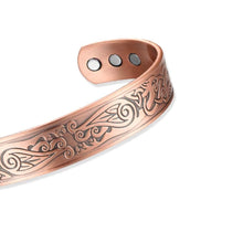 Load image into Gallery viewer, Copper Magnetic Bangle - GaussTherapy