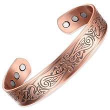 Load image into Gallery viewer, Copper Magnetic Bangle - GaussTherapy