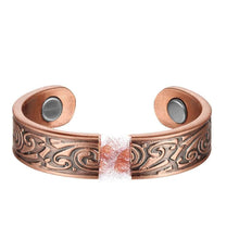 Load image into Gallery viewer, Set of Two - Viking Design Copper Magnetic Rings - GaussTherapy