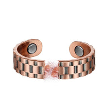 Load image into Gallery viewer, Set of Two - Masculine Copper Magnetic Rings - GaussTherapy