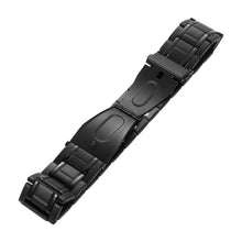 Load image into Gallery viewer, Black Buckle Triple Row Titanium Magnetic Bracelet - Gauss Therapy