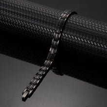 Load image into Gallery viewer, Ladies Black 4in1 Titanium Magnetic Bracelet - Gauss Therapy